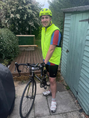 Legal Executive Jack takes part in T&B sponsored triathlon - JKE Bike Gear Triathlon training 08.2024
