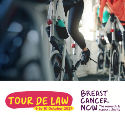 Thomson & Bancks participating in Tour de Law to raise money for Breast Cancer Now - TB Tour de Law Web feature image and pop up