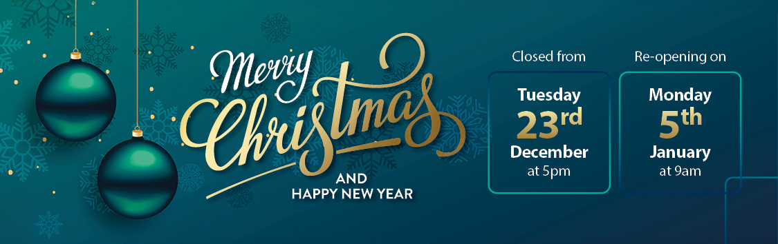 Thomson & Bancks announces Christmas closing and opening dates - TB Christmas 2025 web banner