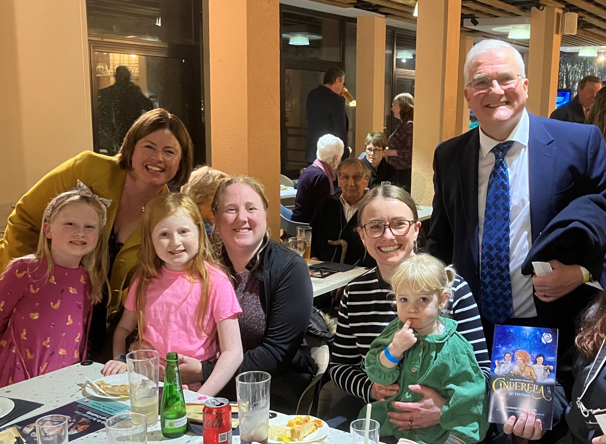Celebrating four decades of supporting the Roses Theatre - VIP hospitality at the Roses panto